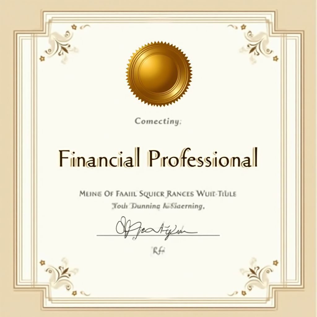 Certificación financiera